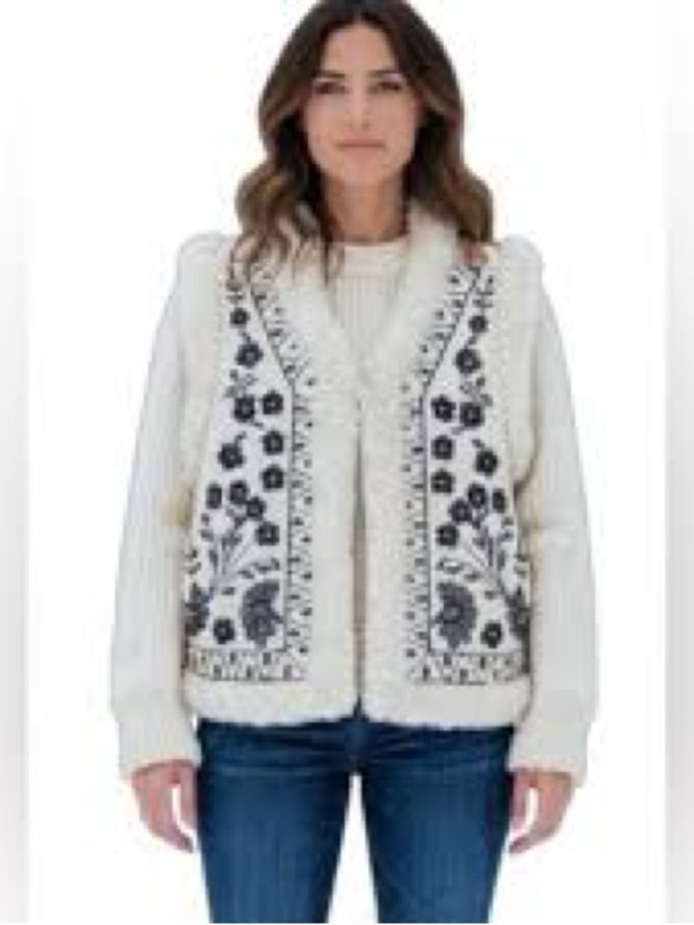 House of Harlow 1960 faux shearling vest O/S NWOT
